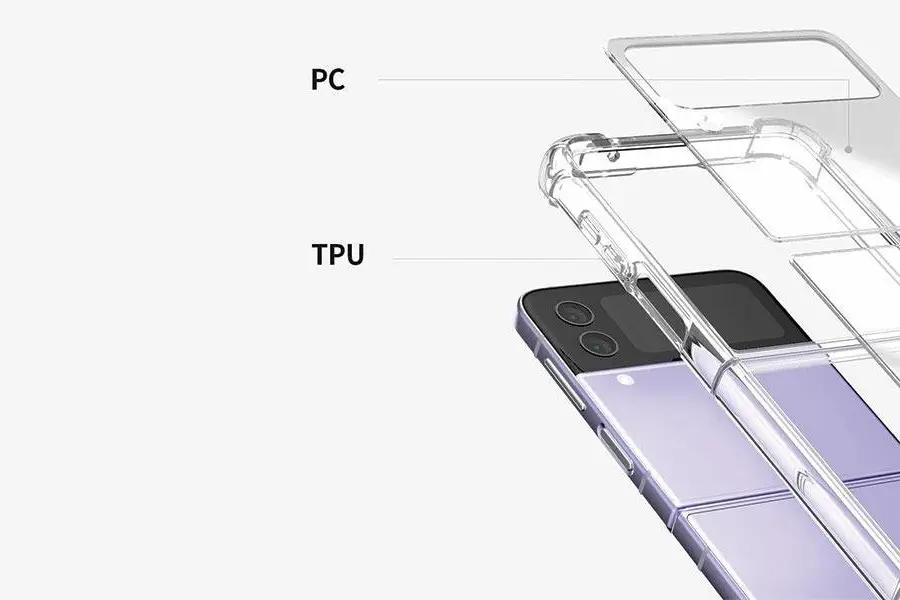 Etui do Samsung Galaxy Z Flip 5 Mercury Goospery Super Protect przezroczyste